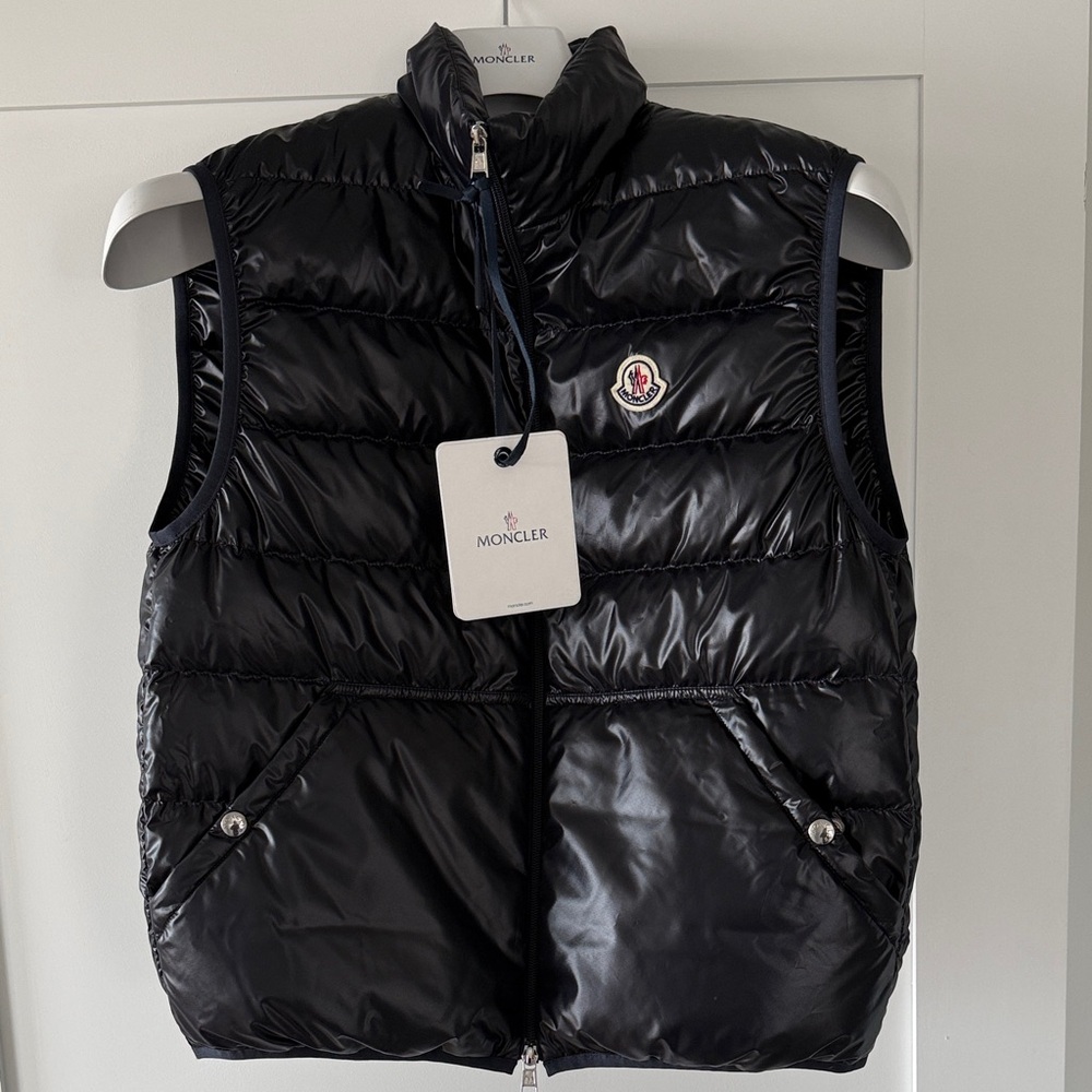 Moncler Black Puffer Vest
